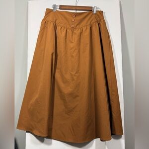 Shein Curve Size 1xl Casual Brown Women's Skirt